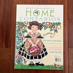 Mary Engelbreit Home Companion Magazine & Ann Estelle Paper Doll June/July 1997